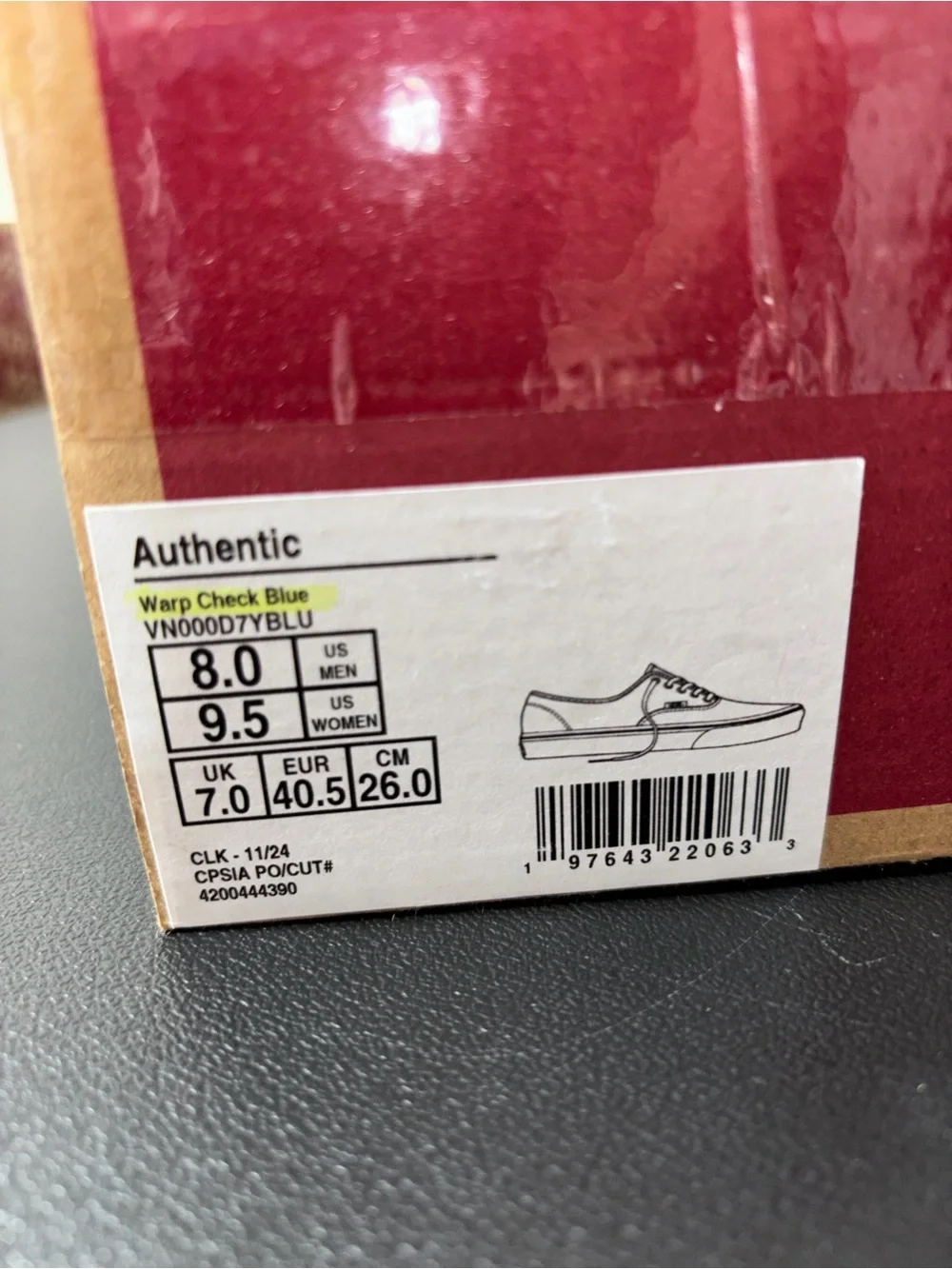 Vans brand new